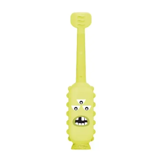 Dr. Brown's Tooth Scrubber Triple Sided Training Toddler Toothbrush - Green image {9}