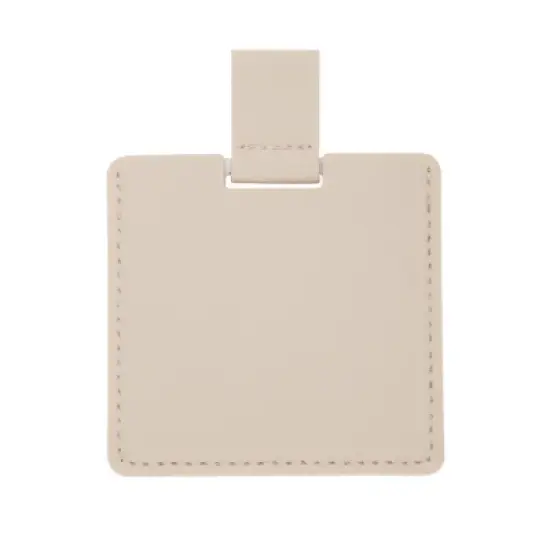 Unique Bargains Durable Square Makeup Mirror 1 Pc Light Pink image {12}