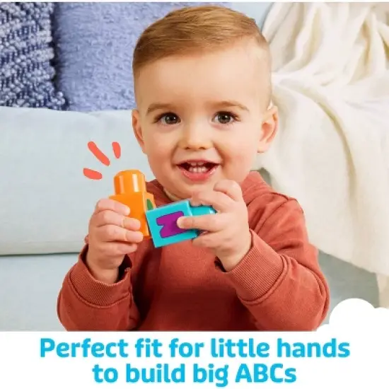 Mega Bloks ABC Musical Train Toy Building Blocks with Music - 50pc image {3}