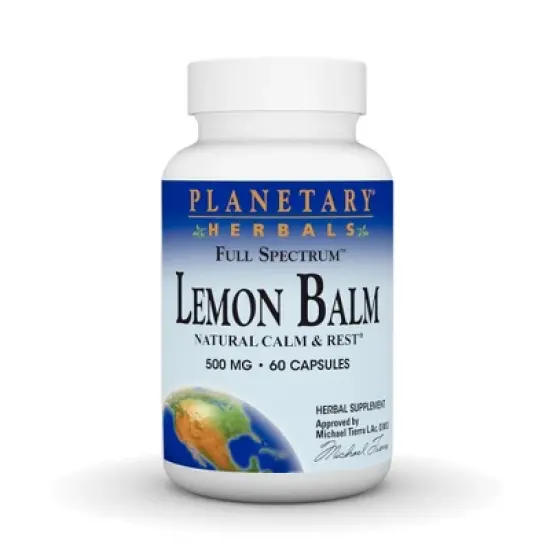 Full Spectrum Lemon Balm by Planetary Herbals  -  60 Capsule image {3}