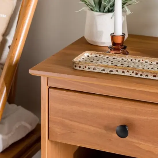 Stiva Classic Mid-Century Modern 1 Drawer Nightstand - Saracina Home image {7}