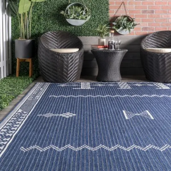 nuLOOM Lowen Global Indoor/Outdoor Area Rug image {7}