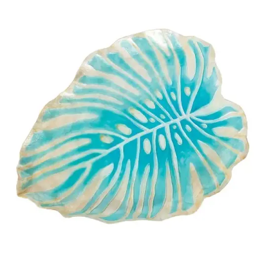 Gallerie II Palm Leaf Charger Decor image {1}