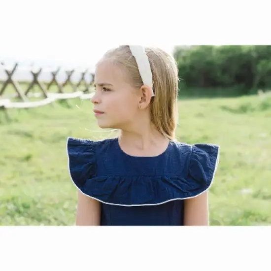 Hope & Henry Girls' Ruffle Yoke Party Dress, Toddler image {2}