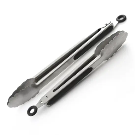 Norpro Grip-EZ Stainless Steel Locking Tongs, 12-Inch image {4}