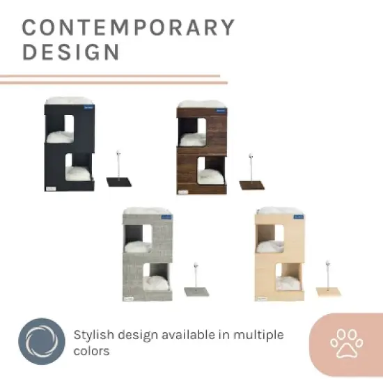 Escher Cat Tree 23.5'' in Grey image {9}