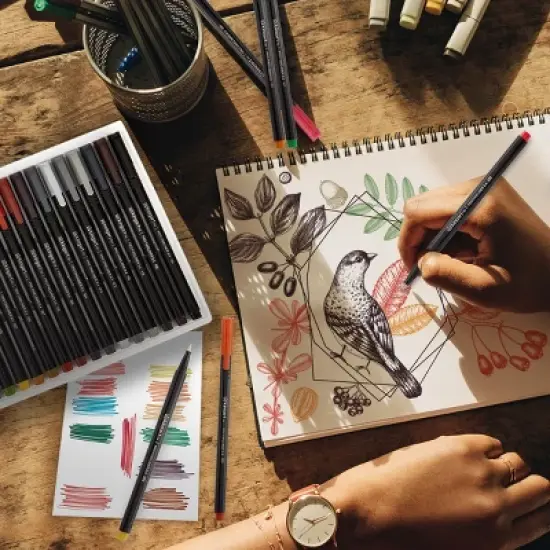 KINGART PRO Fine Line Pens 36 Colors image {7}