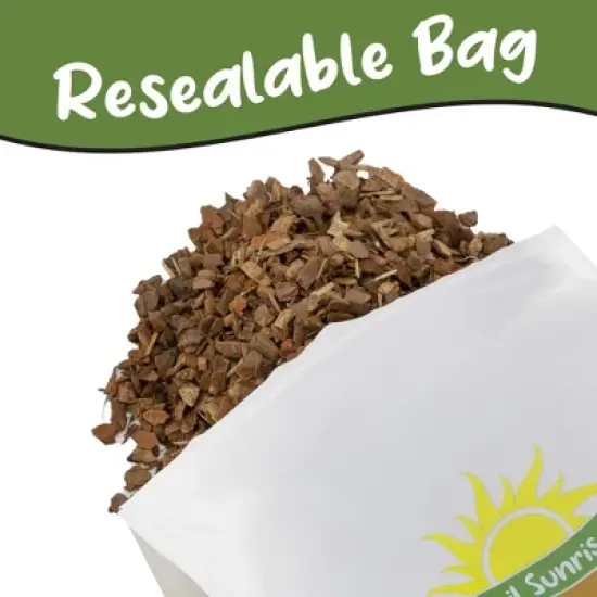 Soil Sunrise 100% Organic Orchid Potting Bark, Natural USA-Sourced Pine Bark Additive image {7}