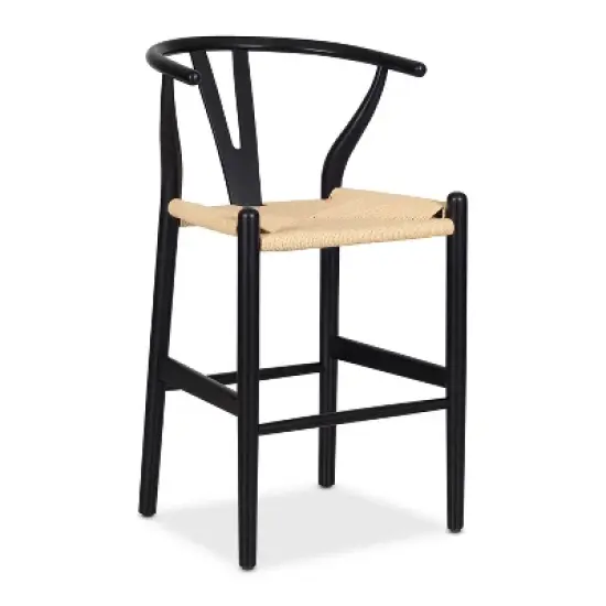 Jameson Weave Counter Height Barstool - Poly & Bark image {1}