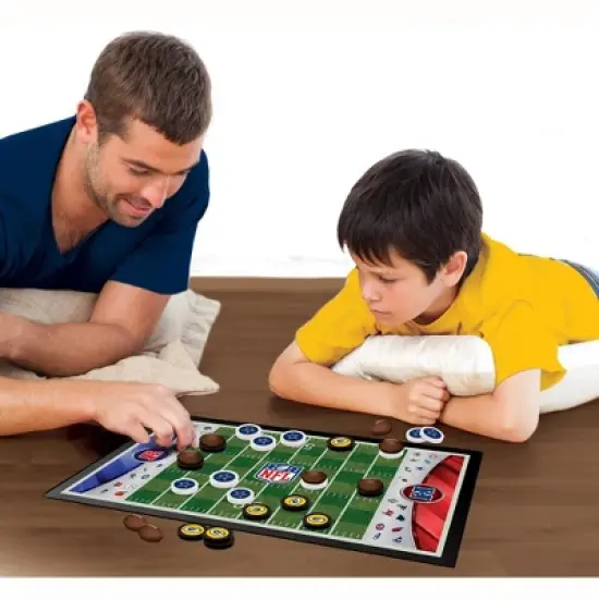 MasterPieces Officially licensed NFL League-NFL Checkers Board Game for Families and Kids ages 6 and Up image {4}