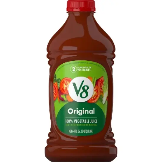 V8 Original 100% Vegetable Juice - 64 fl oz Bottle image {11}