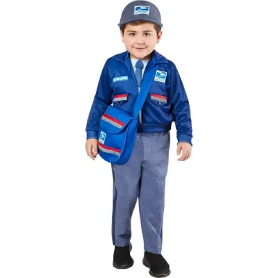 Rubies Kids' United States Postal Service Letter Carrier Halloween Costume Apparel Set image {2}