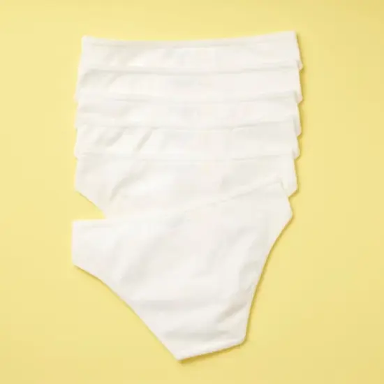 Yellowberry Girls' 6PK High Quality Cotton Underwear Hipster image {1}
