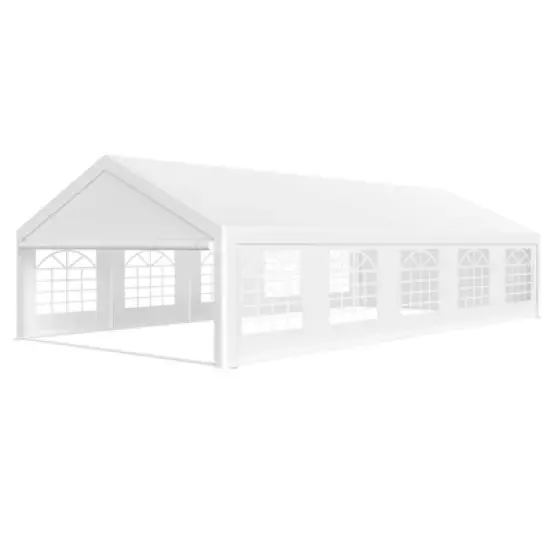 Heavy Duty Party Tent - Commercial Canopy with Removable Sidewalls & Church Windows for Weddings image {9}