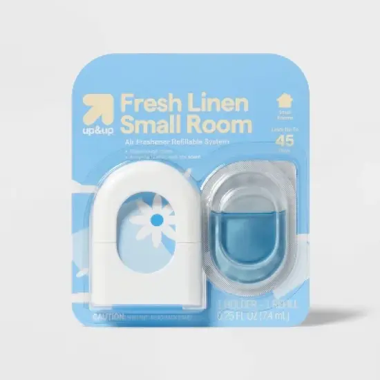 Small Room Air Freshener Refillable System - Fresh Linen - 0.25oz - up&up&trade; image {3}