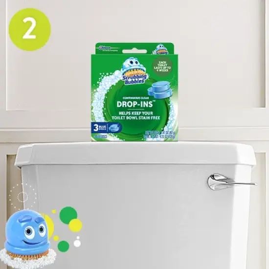 Scrubbing Bubbles Continuous Clean Drop-Ins Toilet Bowl Cleaner image {7}