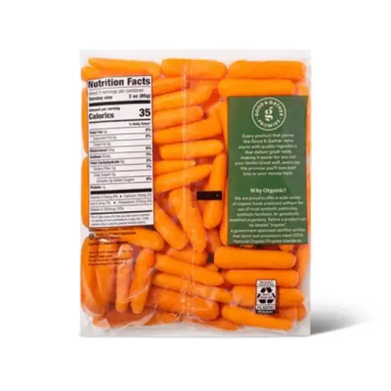 Fresh Organic Baby-Cut Carrots - 1lb - Good & Gather&trade; image {1}