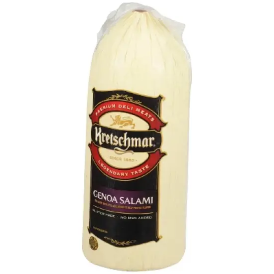 Kretschmar Genoa Salami - Deli Fresh Sliced - price per lb image {2}