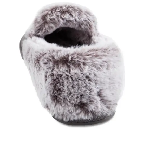 Jessica Simpson Women's Leopard Embossed Slip-On Plush Slipper image {4}