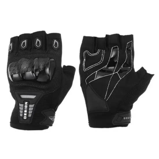 Unique Bargains Motorcycle Gloves for Spring Summer Breathable Smartphone Touch 1 Pair image {6}