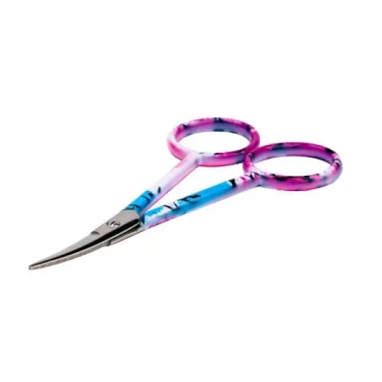 Singer Set of 3 4" Forged Embroidery Scissors with Pastel Printed Handle image {3}