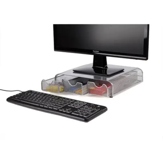 Mind Reader PC/Laptop/iMac Monitor Stand Silver image {3}