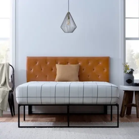 Avery Adjustable Faux Leather Headboard - Brookside Home image {9}