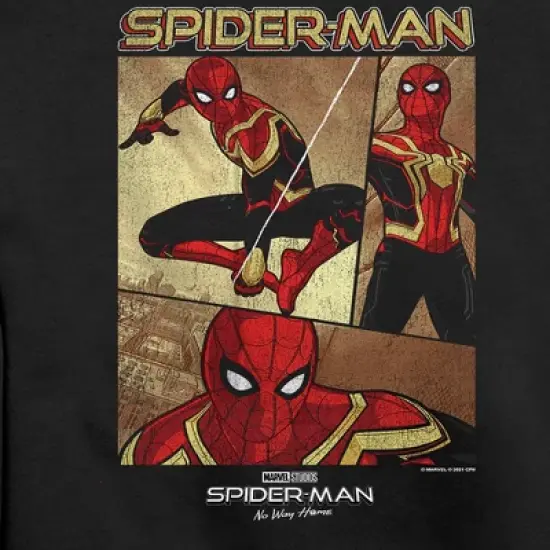 Men's Marvel Spider-Man: No Way Home Three Panel Poster Sweatshirt image {1}