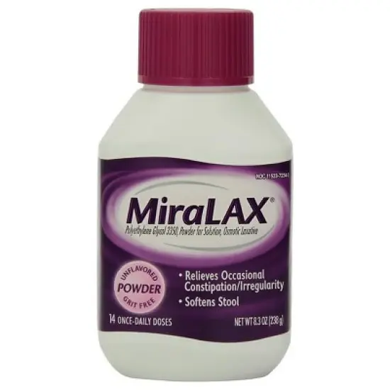 Miralax Laxative Powder Orange, 8.3 Oz image {6}