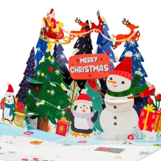 Frndly by Paper Love Christmas Night Pop Up Christmas Card image {5}