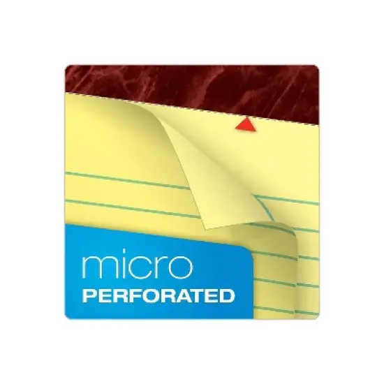 Ampad Gold Fibre Pads 8 1/2 x 14 Canary 50 Sheets Dozen 20030 image {4}