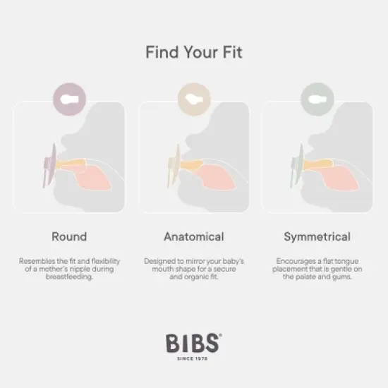 Bibs Try-It Colour Latex Pacifier - 3pk image {4}