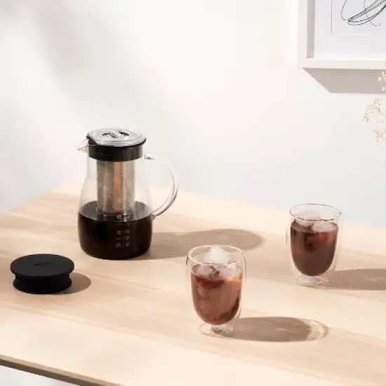 Bodum Melior 8c 34oz Cold Brew and Ice Tea Maker: Cold Brew Coffee Maker, BPA-Free, Dishwasher-Safe, Reusable Filter image {6}