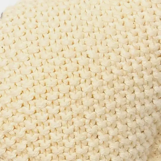 TopComfy Baby and Toddler Learning Toy Handmade Cotton Seahorse Plush Toy for Comfort and Playtime, Off White, 16"*10"*1" image {2}