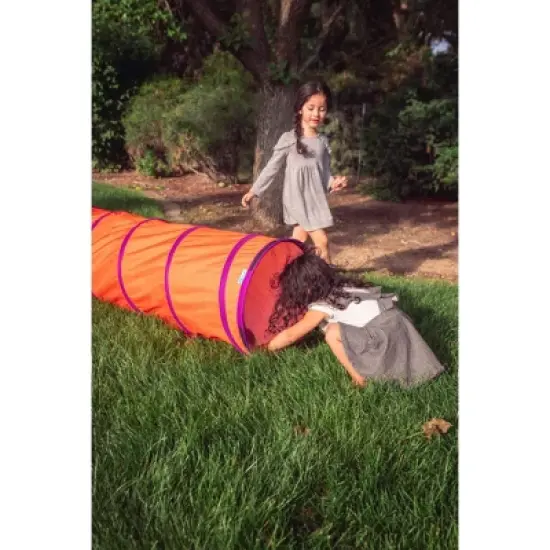 Pacific Play Tents Kids Institutional Tunnel - Orange/Purple image {6}