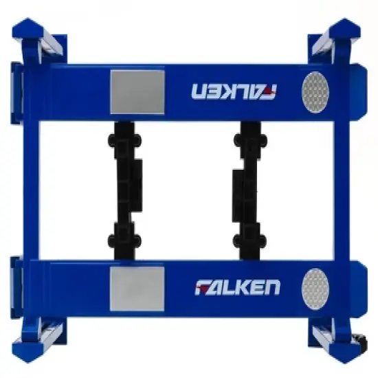 Adjustable Four Post Lift "Falken Tires" Blue for 1/18 Scale Diecast Model Cars by Greenlight image {3}