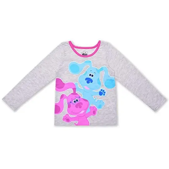 Nickelodeon Girl's Blue's Clues 2 Pack Active Wear Coordinates, Long Sleeve Shirt and Jogger Pants Set for toddler image {3}