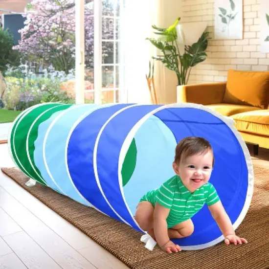 Sunny Days Tunnel - Dark Green/Periwinkle/Blue image {2}