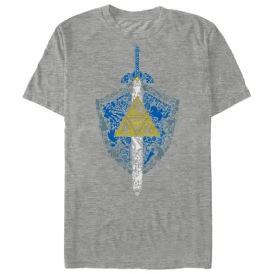 Men's Nintendo Legend of Zelda Hidden Pattern T-Shirt image {4}