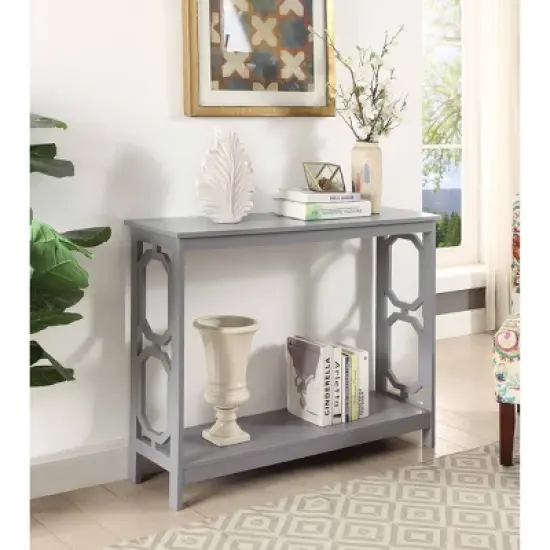 Omega Console Table with Shelf - Breighton Home image {1}