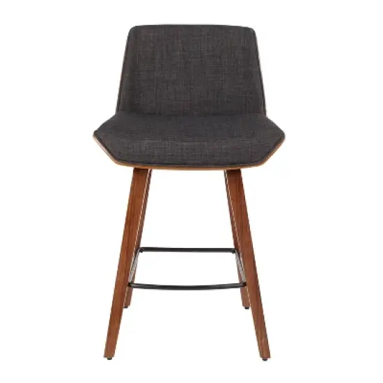 Corazza Mid-Century Modern Counter Height Barstool - LumiSource image {4}