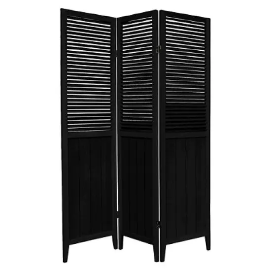 6 ft. Tall Beadboard Divider 3 Panels - Oriental Furniture image {1}