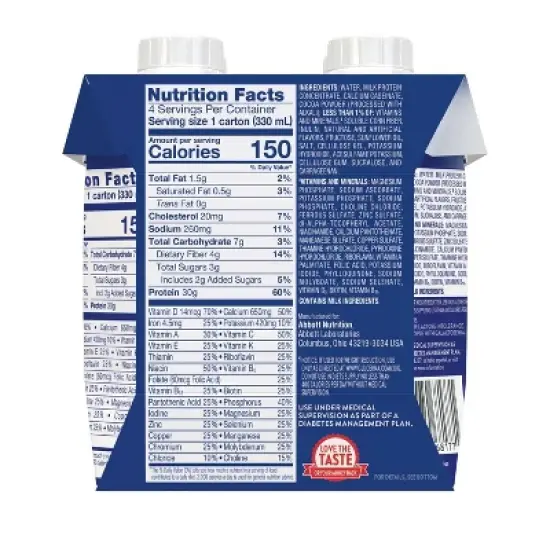 Glucerna Protein Smart Shake - Chocolate - 4pk image {1}