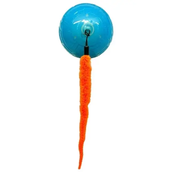 Nerf Cat Wiggle LED Ball with Tail Cat Toy - Blue/Orange - 3.5" image {3}