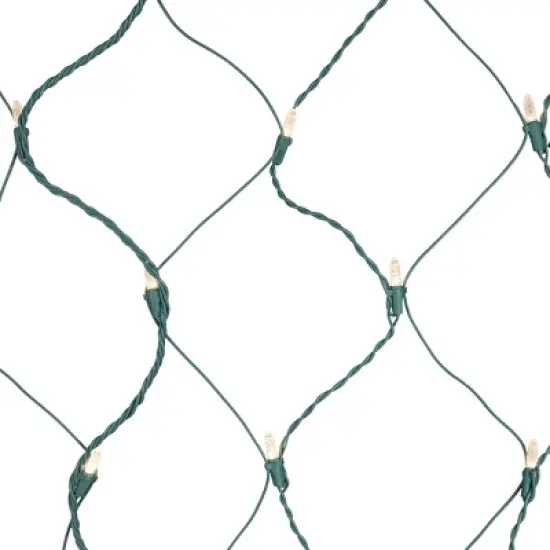 GE 5' X 4' StayBright Random Sparkle 100 LED Mini Net Lights Warm White image {4}