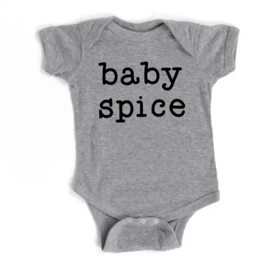 The Juniper Shop Baby Spice Typewriter Baby Bodysuit image {3}