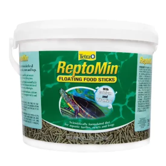 Tetra Reptomin Floating Food Sticks for Aquatic Turtles, Newts and Frogs Fish Flavor Dry Reptile Food - 6.83lbss image {5}