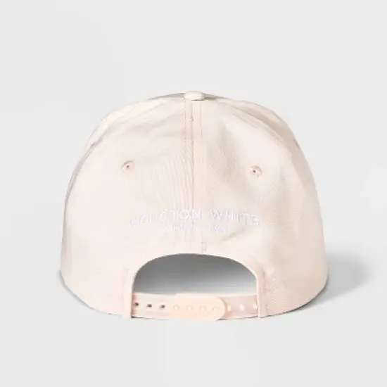 Houston White Floral Baseball Hat - Pink image {2}
