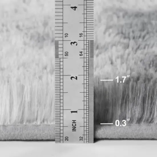 Itopfox Large Shag Area Rug, Tie-Dyed Plush Fuzzy Rug for Living Room, Ultra Soft Fluffy Furry Rug for Bedroom, Indoor Carpet Nursery Rug Home Decor image {1}