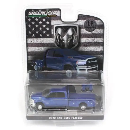 Greenlight 1/64 2022 Dodge Ram 3500 Flatbed 51508 image {4}